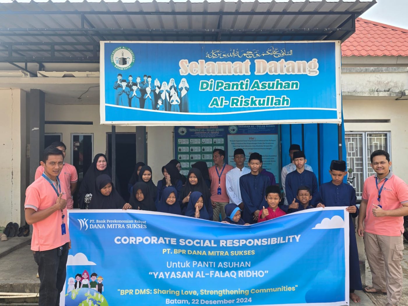 CSR Berbagi Kasih di Panti Asuhan Al-Riskullah